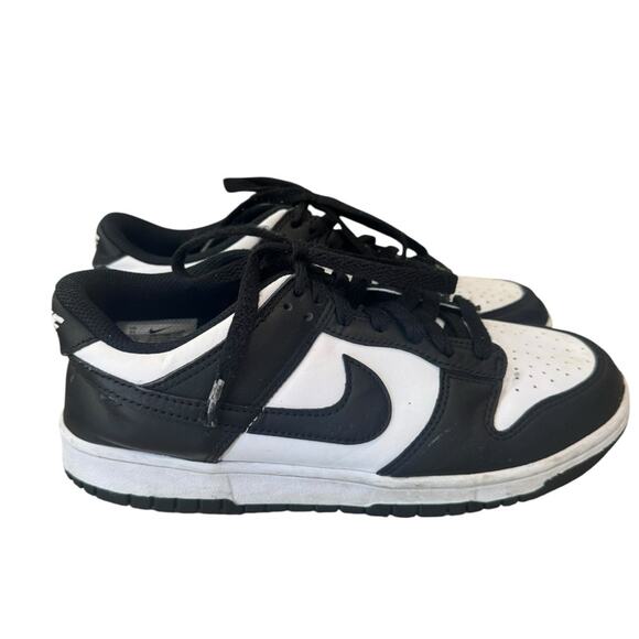 Nike Dunk Low Retro White Black Panda Casual Athletic Shoes Skate Size 7 - Picture 1 of 7